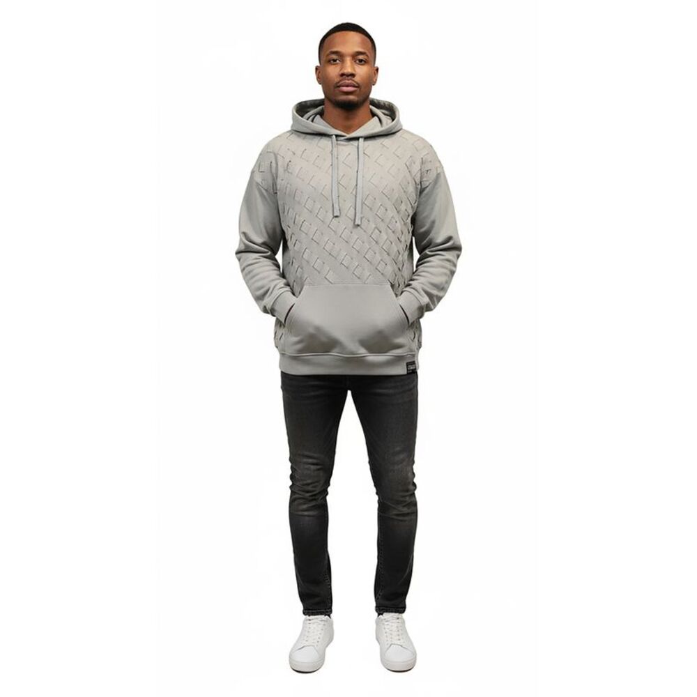 Versace Jeans Couture Ice Grey Cotton Mens Sweatshirt